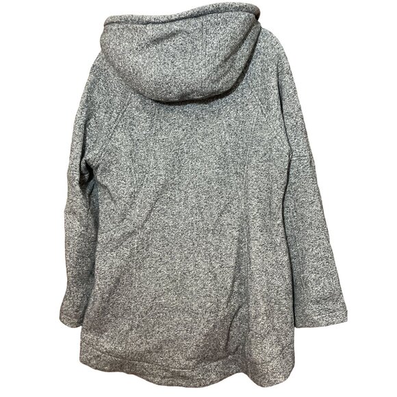 1 Madison Expedition Grey Knit Full Zip Hood Jacket Size Large - Picture 3 of 4